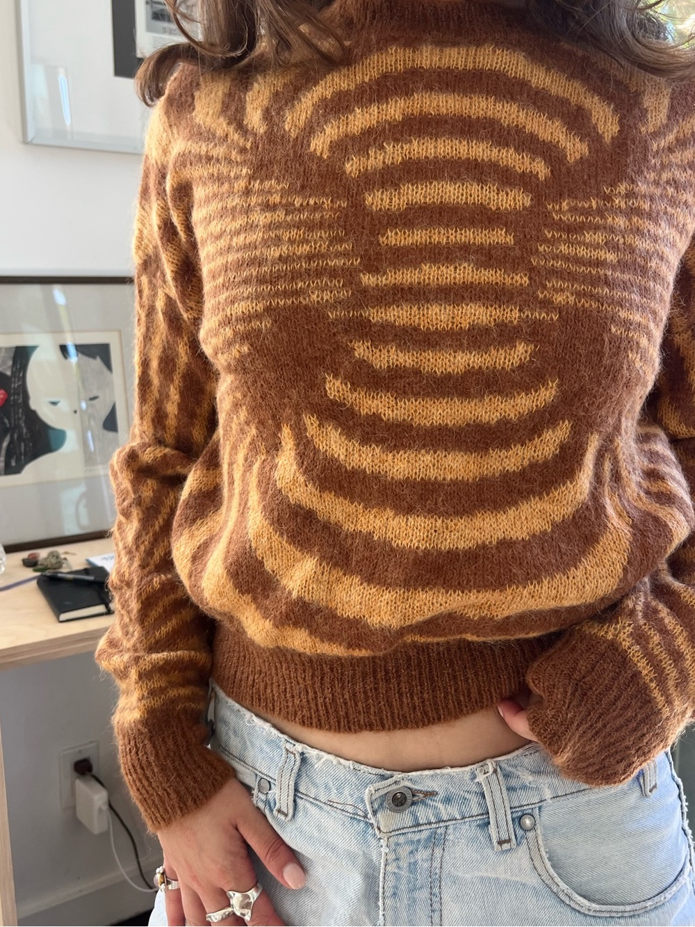 Paloma Wool Brown Matrix Sweater (no. 1025) Autumn/Winter 2021